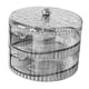 thumbnail image 2 of Dispensador automático de huevos con ruedas, organizador automático de rollos de huevos, soporte para huevos que ahorra espacio para gabinete de cocin Gris de doble nivel., 2 of 5
