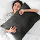 thumbnail image 5 of Juego estándar de 2 fundas de almohada de franela, funda de almohada de forro polar súper suave con cremallera para dormitorio, sofá, sillón, lujosa y acogedora., 5 of 6