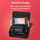thumbnail image 3 of Funda rígida portátil para viaje para Nintendo Switch 2 con 18 ranuras para tarjetas de juego, bolsa completamente protectora y a prueba de agua para accesorios de juego, 3 of 9