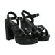 thumbnail image 2 of Sandalia Mujer Negro Taco Alto Jules Police, 2 of 5