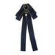 thumbnail image 1 of Cinta Pajarita Broche Corbata Cócteles Fiesta Graduación Bowknot Broche Pin Azul Oscuro, 1 of 5