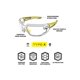 thumbnail image 5 of Gafas de Seguridad Mechanix Wear Tipo-X Negro/Negro, 5 of 6