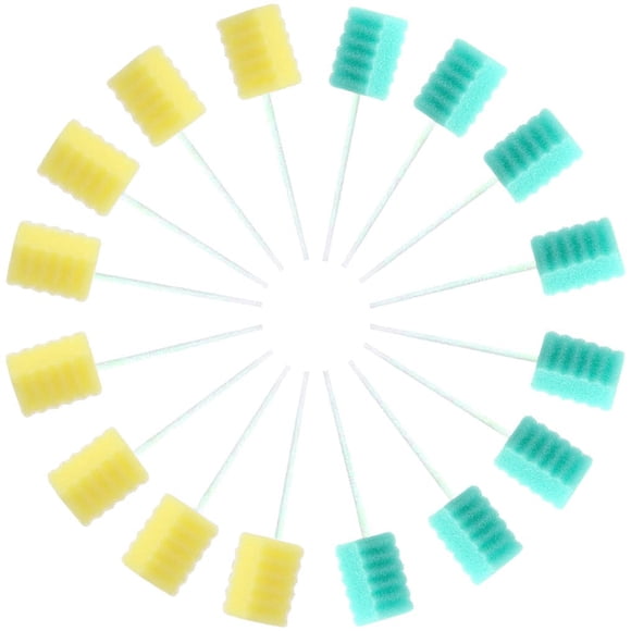 Hisopos orales KEYWAYCARE desechables 120 piezas, envueltos individualmente