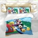 thumbnail image 5 of Mickey Mouse Clubhouse+ Conjunto de sábanas temático, trío de piezas, cómodo y amigable con la piel, diseño único, regalo de decoración para el hogar para familiares, amigos y fans,173cm *218cm, 5 of 6