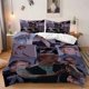 thumbnail image 1 of 3pcs Chameleon Art Collage Bedding Set Soft and Comfortable All-Season Use, 1 of 5