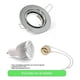 thumbnail image 4 of Lampara Foco Orientable Embutido + Base Y Gu10 3w 9cm Neutra, 4 of 7