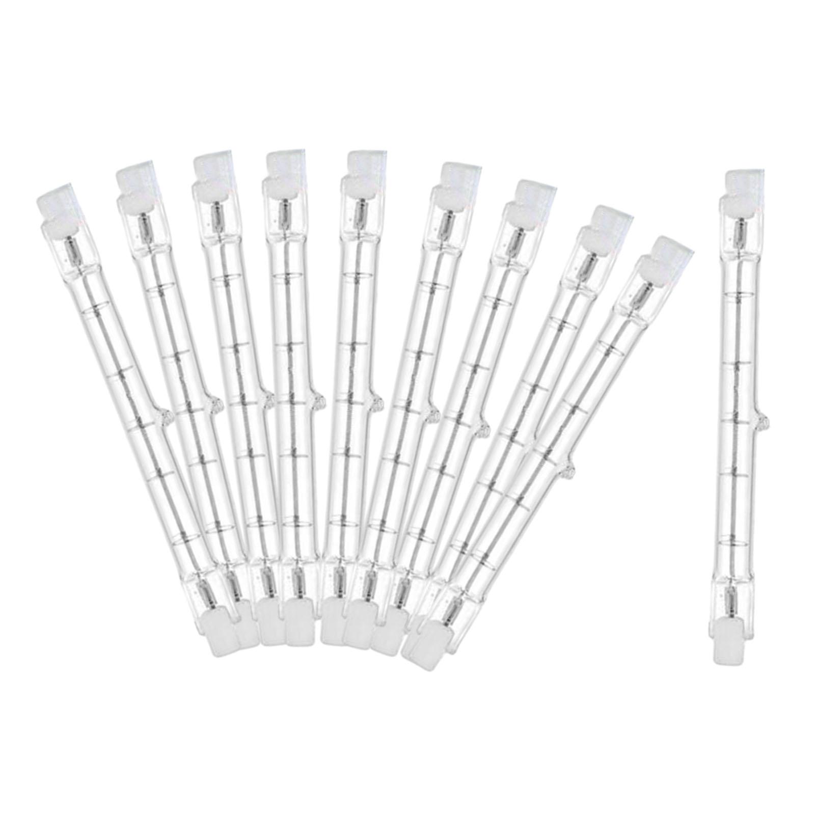 Magideal - 10X Luces De Inundación De Filamento Tubo De Luz R7S Reflectores De Ahorro De Energía Tubos Halógenos Para Paisaje Hogar Oficina Sala De Exposición De Estilo C