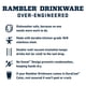 thumbnail image 4 of Vaso para beber YETI Rambler, 414 ml, con aislamiento al vacío, espuma de mar, 4 of 9