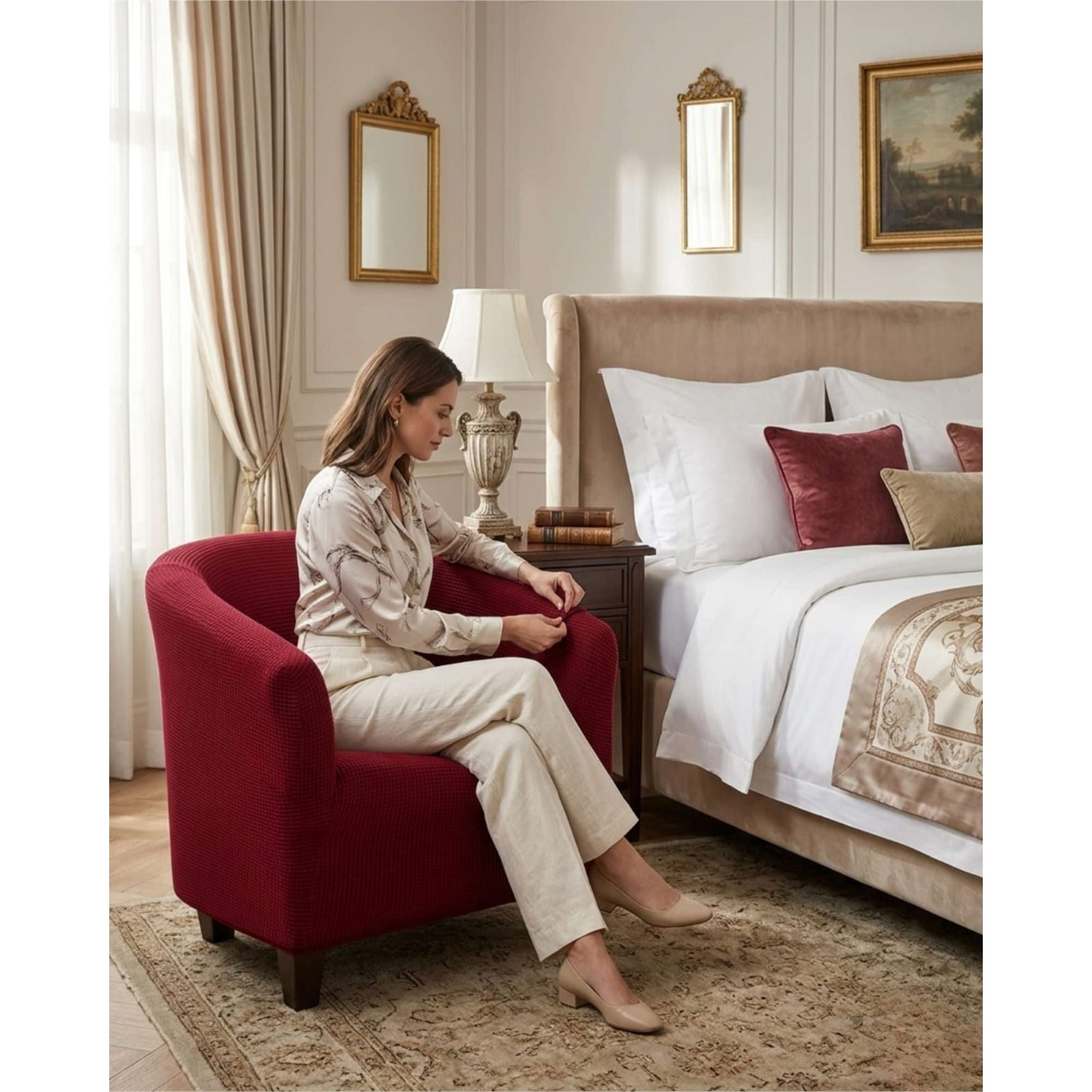 Myl Todo Hogar - Funda Para Poltrona Elástica Y Ajustable Protector De Sillón Premium