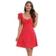 thumbnail image 2 of Vestido Corto Mujer Tipo Lino Semi Formal Excelente Calidad 274, 2 of 3