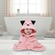 thumbnail image 5 of Toalla Para Bebé Con Capucha Animales Kawai Rosado - BABYMINE, 5 of 5