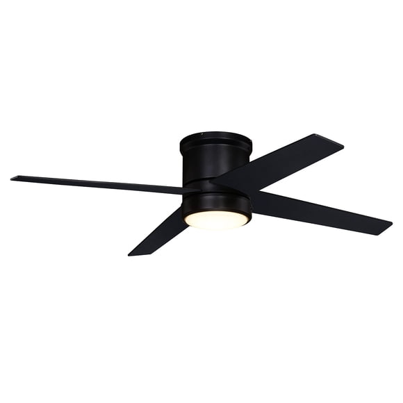 Ventilador de Techo VAXCEL Erie 132 cm Negro 3 Velocidades LED
