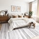 thumbnail image 2 of Area Rug Tortania, lavable, microfibra suave, 5 x 7 pies, gris claro, 2 of 9