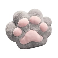 Bothyi - Manta De Almohada Con Forma De Pata De Gato, Bonito Regalo, Juego De Almohada Para La Siesta Para Dormitorio, Hogar, Avión, Gris