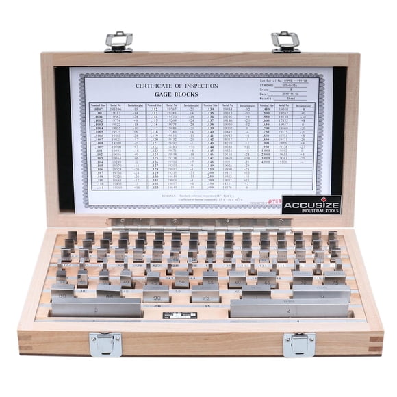 Juego De Bloques De Medición Precision 81 Piezas