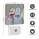 thumbnail image 2 of Robot Dreams Luz nocturna LED con sensor de anochecer a amanecer para dormitorio, baño, pasillo, escaleras - Lámpara LED nocturna de enchufe, 0.5W - 1 pieza, 2 of 6