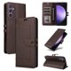 thumbnail image 1 of Premium Wallet Case for Samsung Galaxy S25 FE with Card Slots & Kickstand, Flip Cover Brown, 1 of 6