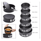 thumbnail image 2 of Molde Torta Desmontable 6 Pieza N°18/20/22/24/26/28 Cm Color Negro, 2 of 2