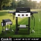 thumbnail image 2 of Parrilla a gas Cookit de 3 quemadores, 30,000 BTU, rejilla de hierro fundido, 2 of 6
