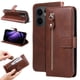 thumbnail image 5 of Funda con Cremallera para OPPO Reno 13F, Carcasa Cartera de Cuero PU con Soporte y Tarjetero, 5 of 5