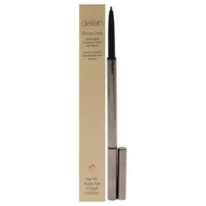 Delilah - Lápiz De Cejas Retráctil Brow Line Con Pincel - Sable De Para Mujeres - 0.002 Oz Para Cejas