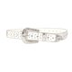 thumbnail image 2 of Cinturón Strapvia 74‑84 cm con diseño de cruz y cristales de strass blancos, 2 of 5