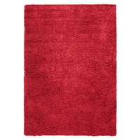 Dib - Alfombra Shaggy Colors 133X180 Rojo