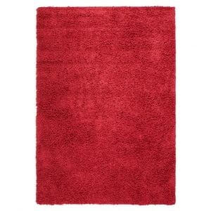 Dib - Alfombra Shaggy Colors 133X180 Rojo