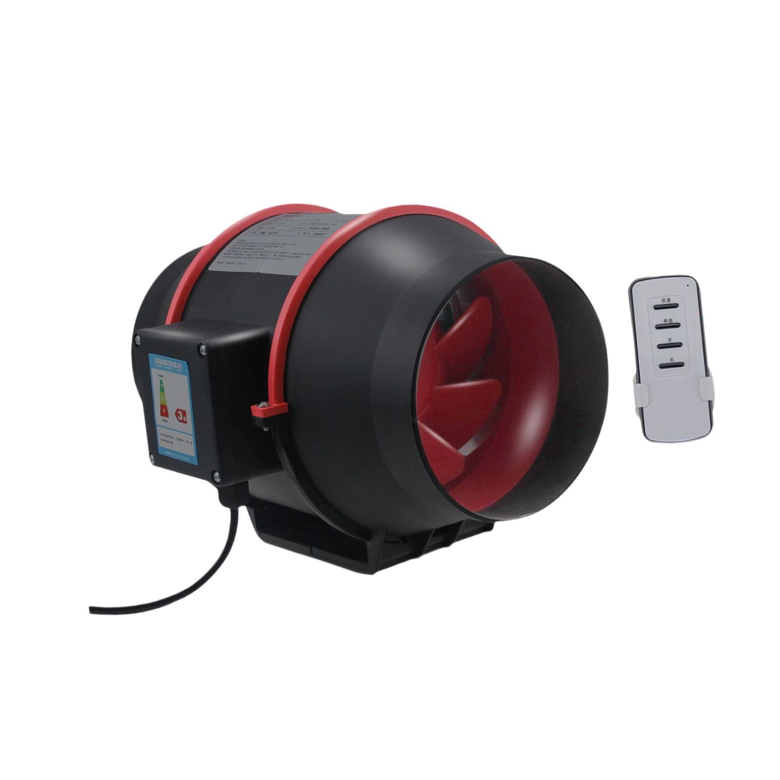 Magideal - Extractor De Aire 4 Pulgadas, Ventiladores Portátiles, Ventiladores Para Yates, Extractor, Ventilador De Ventilación Para Ventanas, Inodoros, Baños, Con Control Remoto