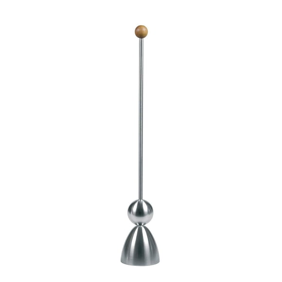 Abridor de huevos TAKE 2 Germany Clack de acero inoxidable con tapa de madera
