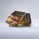 thumbnail image 2 of Juego de funda nórdica doble Ste-X Rainbow, juego de ropa de cama de microfibra transpirable, funda nórdica de cm con cierre de cremallera y 2 fundas de almohada, color 01), 2 of 3