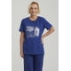 thumbnail image 5 of Polera Mujer Print Posicional Azul, 5 of 8