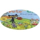 thumbnail image 1 of Pete el Gato Alfombra Redonda de Felpa Coral, Antideslizante, No Desprende Pelusas, Lavable y Duradera para Salón, Dormitorio y Habitación de Niños 60cm, 1 of 6