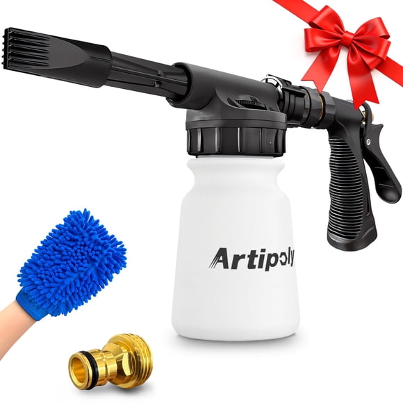 Pistola de Espuma para Lavado de Autos ARTIPOLY con Guante de Microfibra