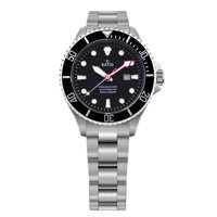 Reloj Ratio Freediver Automático Esfera Negra Acero Inoxidable Para Mujer, Rtfl831