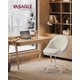 thumbnail image 2 of Silla VASAGLE Giratoria Ajustable con Sherpa y Cuero PU, 2 of 8