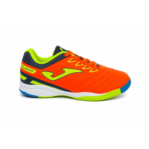 Zapatilla Joma Toledo Junior Naranja Amarillo Futbol Sala Indoor Nino Talla 26