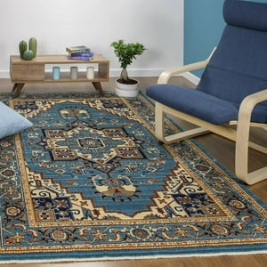 Home Fashion.Cl - Alfombra Premium Oriental Wave 152X244 Cm Azul