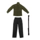 thumbnail image 3 of Colección 1: 6 Trajes De Ropa De Campo De Figura De Hombre Para Mu?eca De 12 "modelo De Cuerpo Accs Brazo Verde Superior, 3 of 5