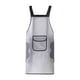 thumbnail image 1 of Delantal De Chef Delantal De Cocina Delantal Impermeable A Prueba De Aceite Para Chef Salon Hombres Mujeres Blanco, 1 of 5