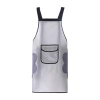 Bothyi - Delantal De Chef Delantal De Cocina Delantal Impermeable A Prueba De Aceite Para Chef Salon Hombres Mujeres Blanco