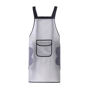 Bothyi - Delantal De Chef Delantal De Cocina Delantal Impermeable A Prueba De Aceite Para Chef Salon Hombres Mujeres Blanco