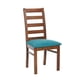 thumbnail image 2 of Silla Burgos Tela Velvet Turquesa, 2 of 2