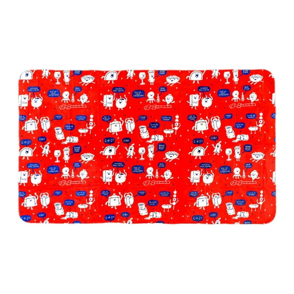 Mantel Reutilizable Dieciochero De Chile Ingesman 110x180cm rojo