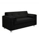 thumbnail image 2 of Sofa Vivo 3c Felpa 12 Negro, 2 of 5