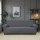 thumbnail image 1 of Funda Protectora Cubre Sofa De 3 Cuerpos Tela Elasticada Cuadrille Color Gris, 1 of 3