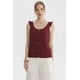 thumbnail image 1 of Polera Mujer Vuelo Abotonado Vino, 1 of 4