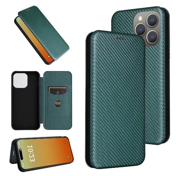 Funda Flip Para Iphone 15 Pro Max - Funda Magnética De Negocios, Funda Protectora Delgada
