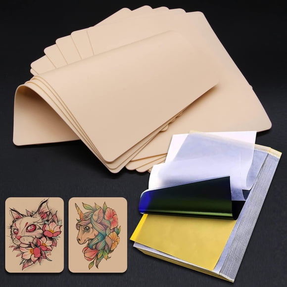 Tattoo Practice Skins Autodor, 30 unidades, con kit de papel de transferencia