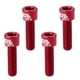 thumbnail image 2 of 4pcs Carretera Bicicleta Manillar Tallo Tornillo Aleación De Aluminio M5 * 17 Mm Pernos Rojo, 2 of 3